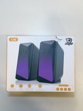 2 0 Computer Speakers USB Powered 3 5 mm Bluetooth Speakers for Desk